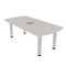 Skutchi Designs 33.5 in W, 59.5 in L, 29 in H, Engineered Wood Top, Ivory H-AREC-3460-PT-26-EL - alternate 1